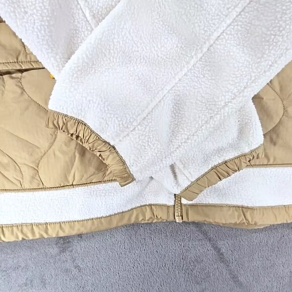The North Face Royal Arch Pile Sherpa Fleece Jacket Beige Women's Size XXL - Picture 5 of 12